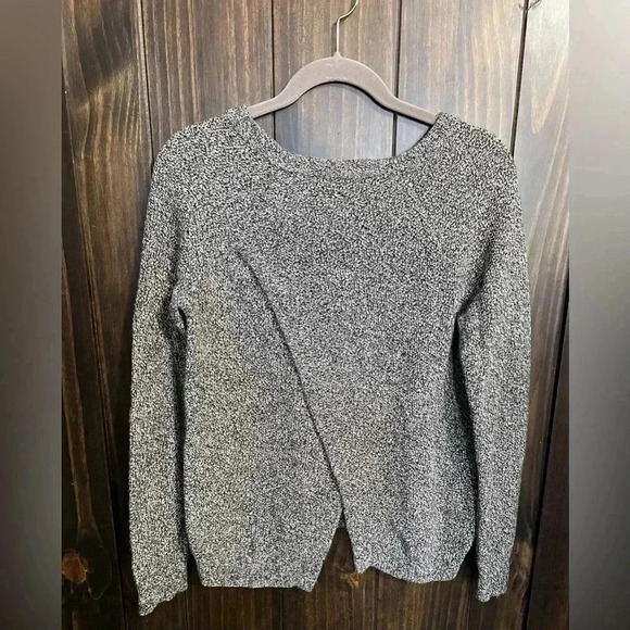 Madewell Province Cross Back Knit Pullover Sweater. Size: Small - Picture 7 of 9